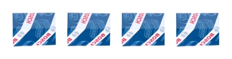Sada 4 ks vstřikovačů Dysza vstřikovač BOSCH na motoru z oznaczeniem typu