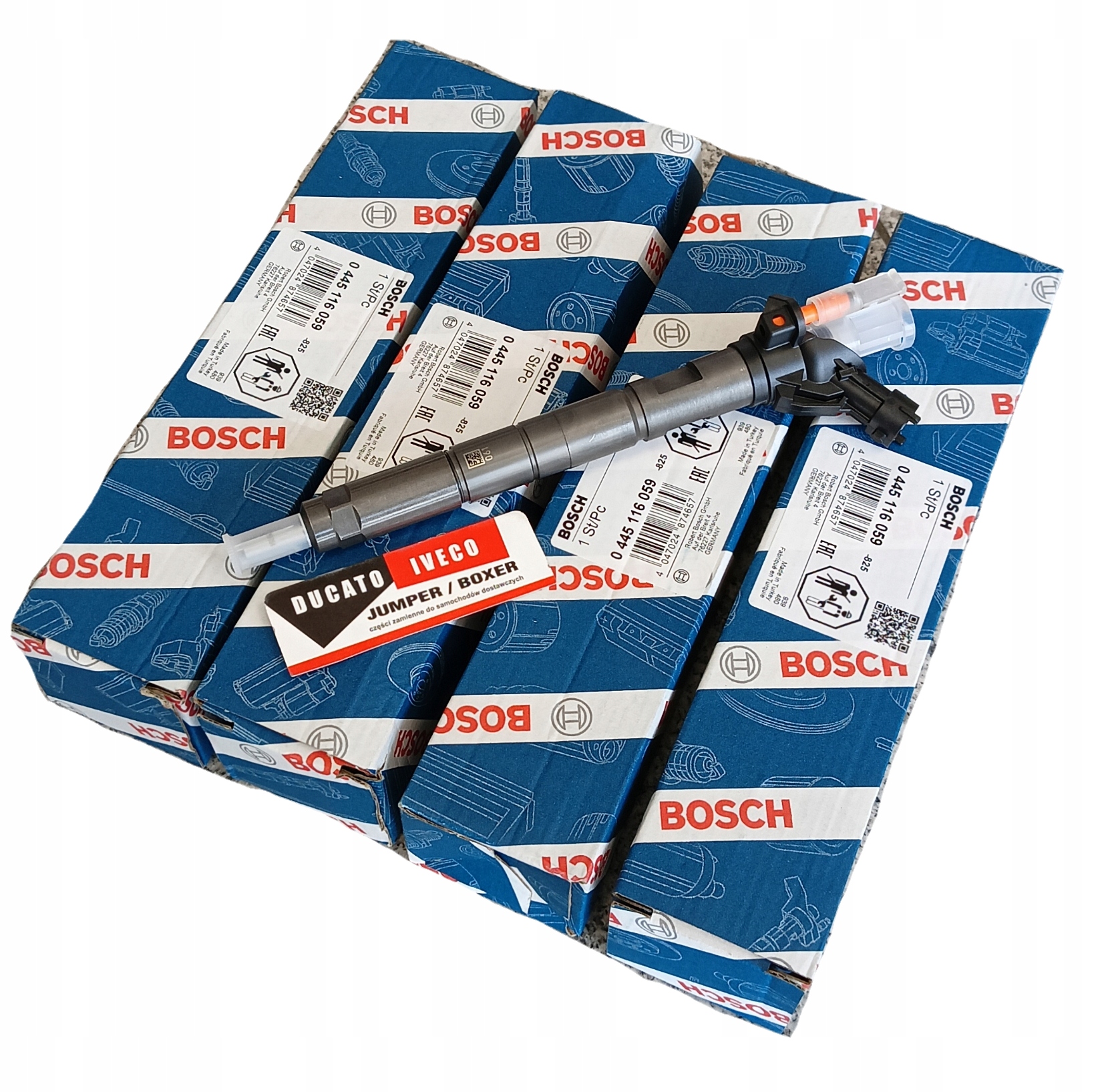 Sada 4 ks vstřikovačů 5801540211 — Iveco Iveco Oe