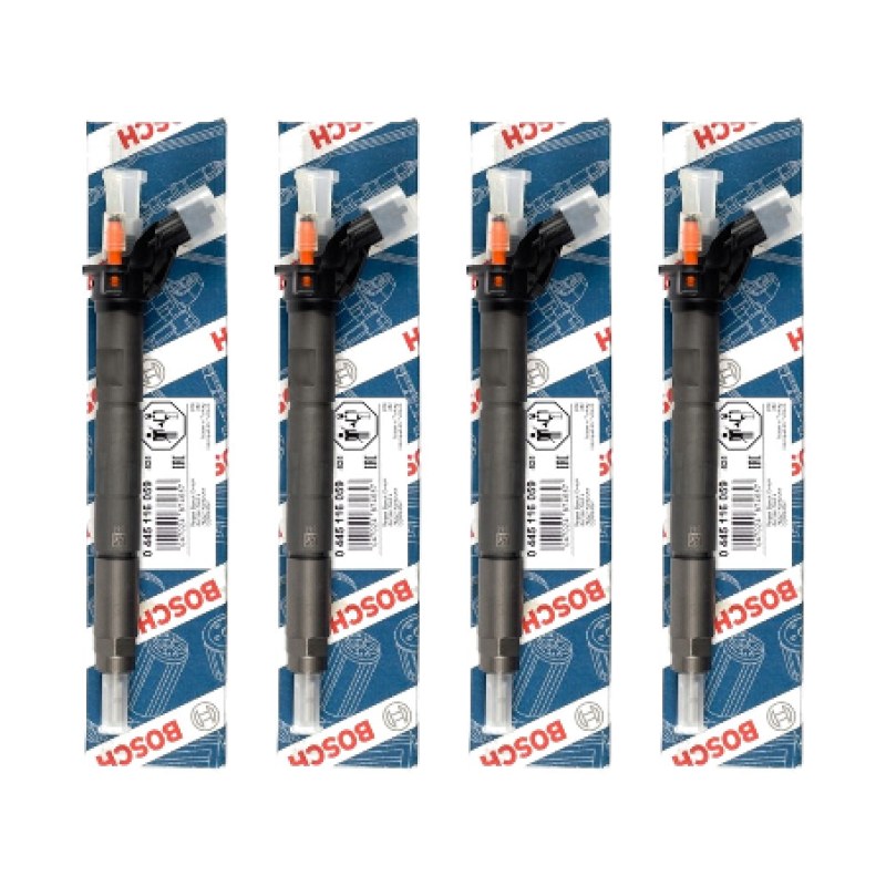 Sada 4 ks vstřikovačů Bosch 1609848980 — Iveco 3.0