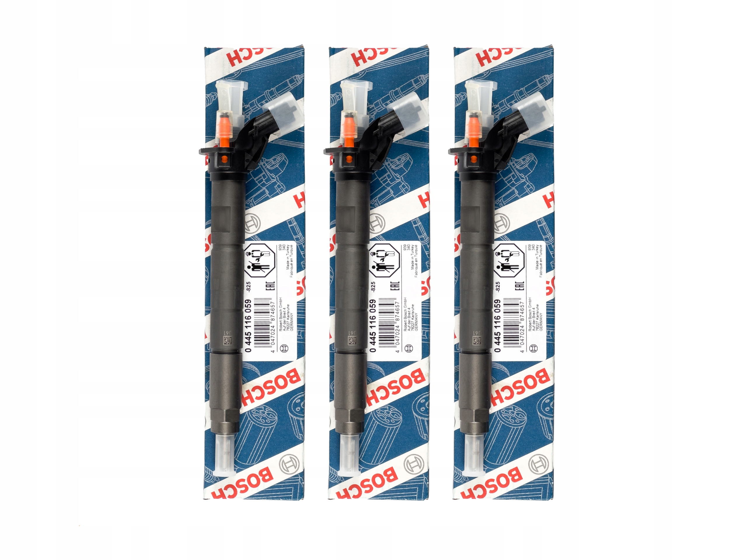 Sada 4 ks vstřikovačů Bosch 5801540213 — Iveco 3.0