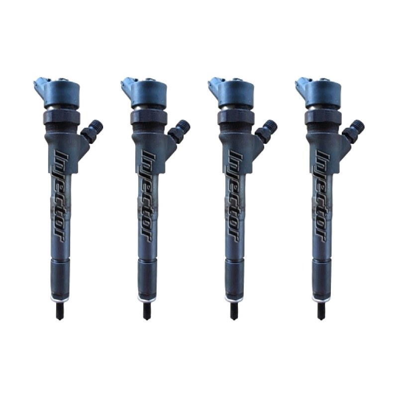 Toyota Auris 1.4 D-4D 66 KW 90 HP BOSCH 23670-0N040 23670-0N030 sada 4 ks použitých vstřikovačů 236700N040, 236700N030