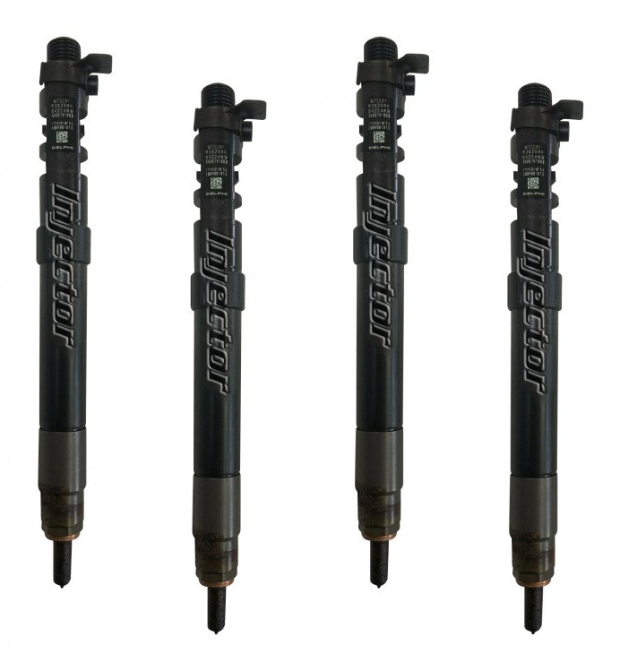 Peugeot 508 2.0 HDi Hybrid4 4x4 147 KW 200 HP DELPHI 1980L3 sada 4 ks použitých vstřikovačů 9686191080, 9686194080
