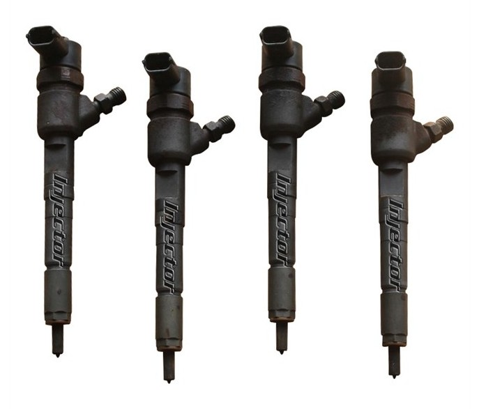 Opel Agila 1.3 CDTI 55 KW 75 HP BOSCH 5821523 sada 4 ks použitých vstřikovačů 93190435, 93184178