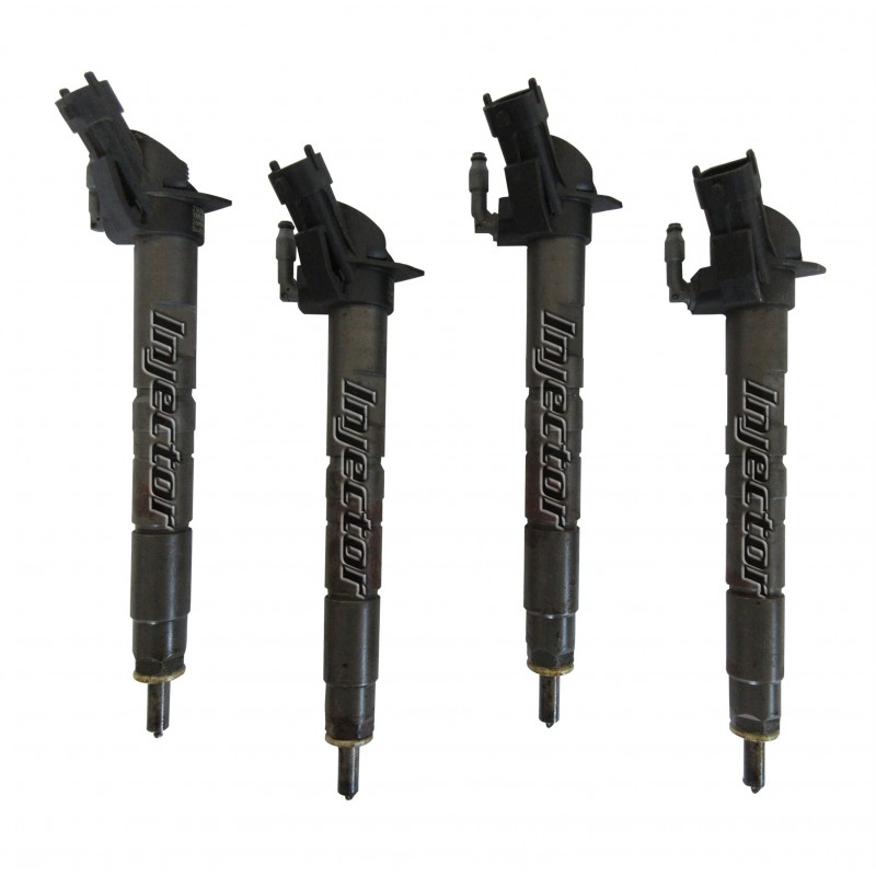 Toyota Iq 1.4 D-4D 66 KW 90 HP sada 4 ks použitých vstřikovačů BOSCH 236700W020, 2367033060