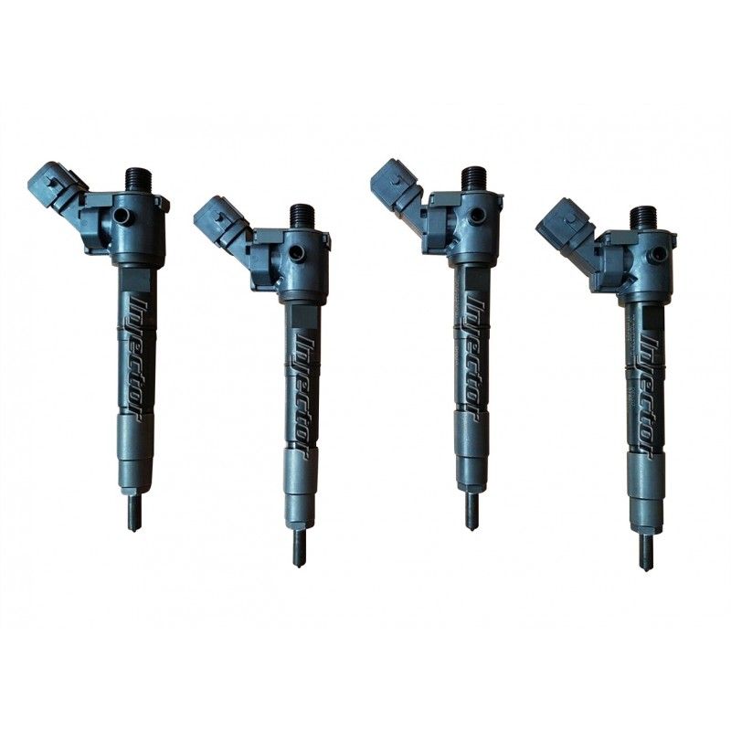 Volvo S60 2.0 D2 88 Kw 120 Hp Denso Vea13-2370010-baa sada 4 ks použitých vstřikovačů VEA132370010, VEA132370010BAA